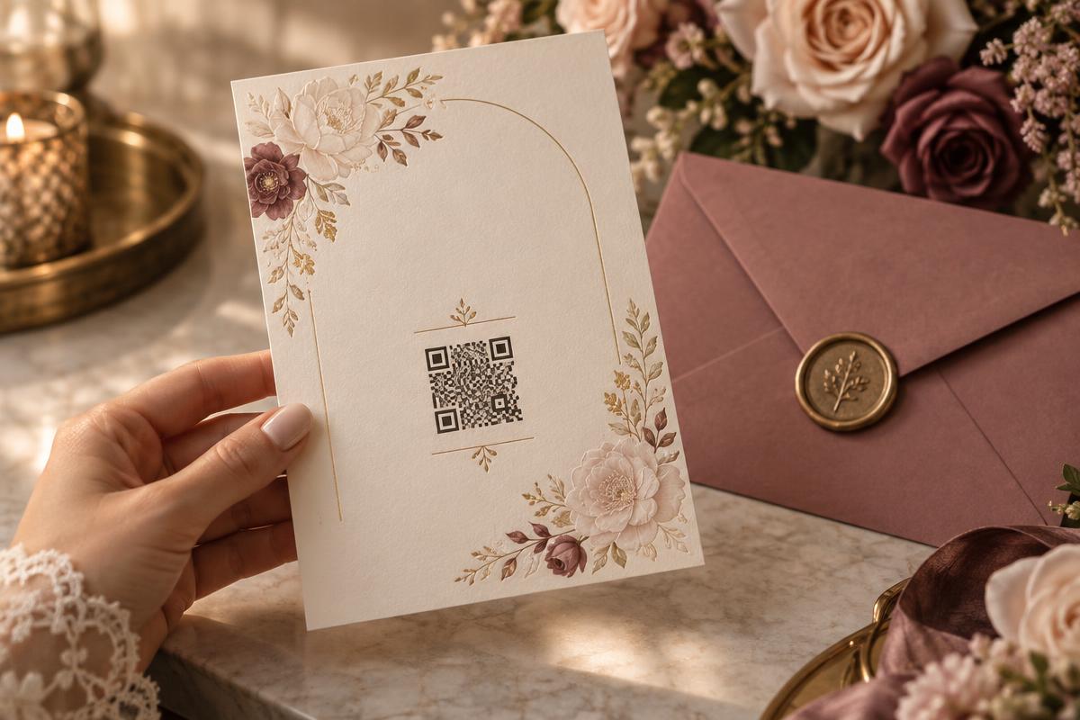Telefon care scanează un cod QR de acces la eveniment
